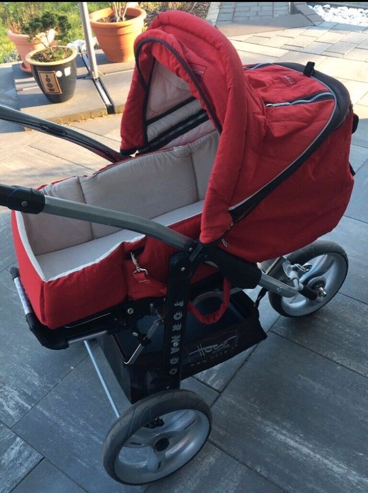 Kombi Kinderwagen Outdoor X-Trem rot in Bad Saarow