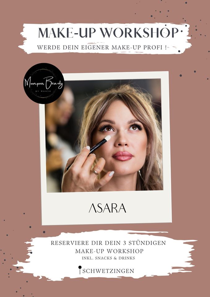 Make -Up Workshop / Geschenk / Junggesellen / Gutschein Abschied in Schwetzingen