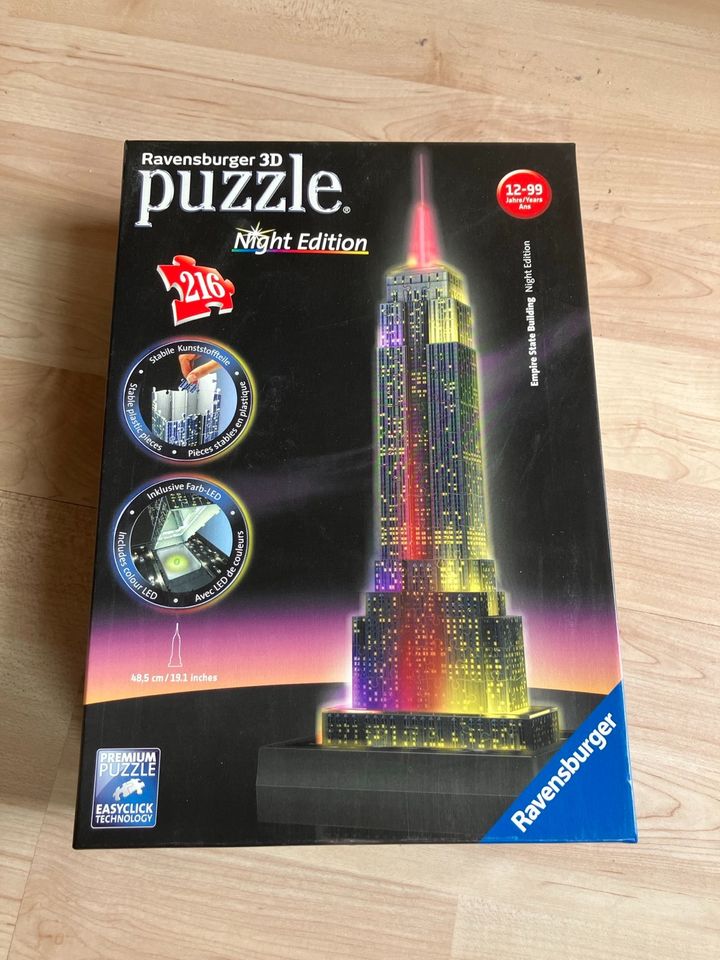 Ravensburger 3D Puzzle Empire State Building Night Edition in Köln