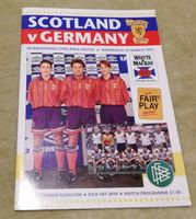 Alte Origin. Official Progr. Heft von 1993. Glasgow Stadion. Schleswig-Holstein - Bargteheide Vorschau