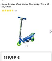 Wipproller,Space Scooter X360, Kinder, Blau, 60 kg Baden-Württemberg - Offenburg Vorschau