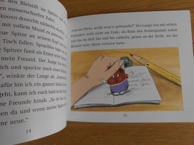 Buch*Schulanfang*Die Geschichte vom Bleistift,Radiergummi,Spitzer in Dachwig