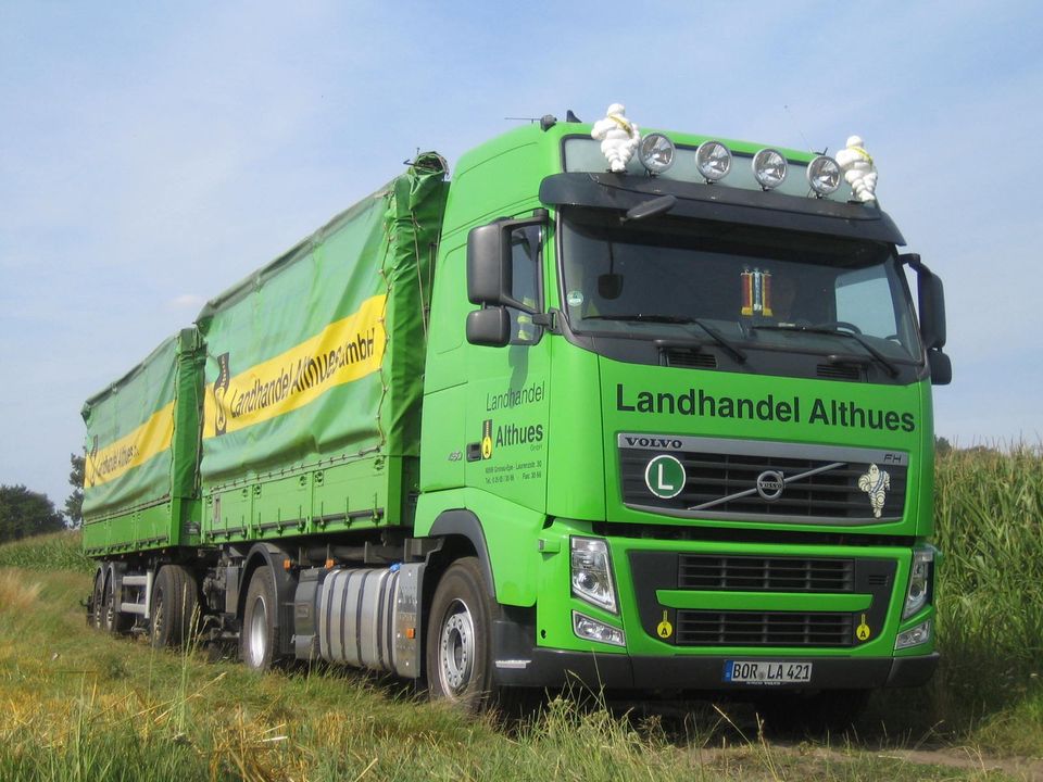 Volvo FH12 460 Komplettzug Heitling Kombikipper Silo 95tkm 2013 in Gronau (Westfalen)