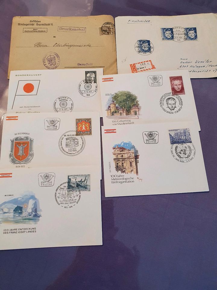 Briefmarken Sammlung Konvolut in Laubach