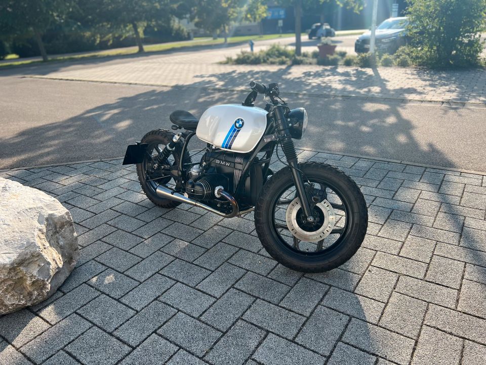 BMW R100 RS - Komplett Umbau Scrambler / Bobber - Wie neu! in Reimlingen