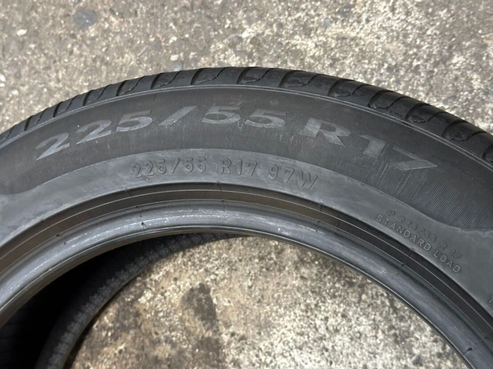 2x Sommerreifen Pirelli Cinturato P7 225/55 R17 97W H334 D17 5,5m in Kevelaer