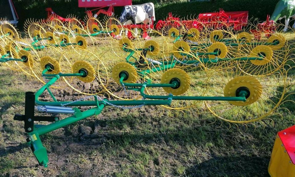 Sternradschwader Heuwender  Schwader für Iseki Kubota Yanmar in Rossow