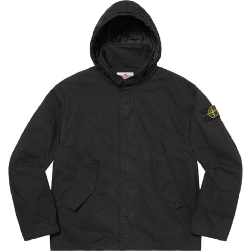 Supreme x Stone Island Cotton Cordura Shell Jacket XL Schwarz NEU in Stuttgart