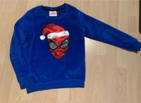 Spider-Man Weihnachtpulli Pullover 122/128 Fleece Thüringen - Georgenthal Vorschau