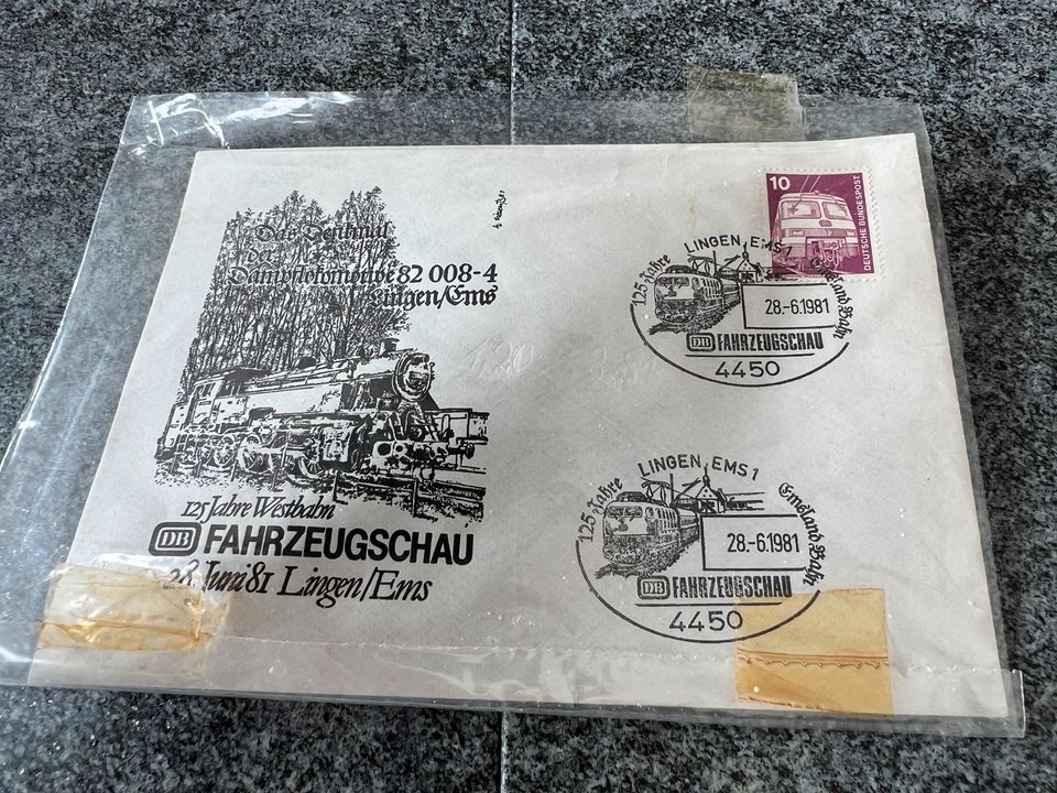 Sonderstempel Serie Eisenbahnmarke 70er/80er in Gremmendorf