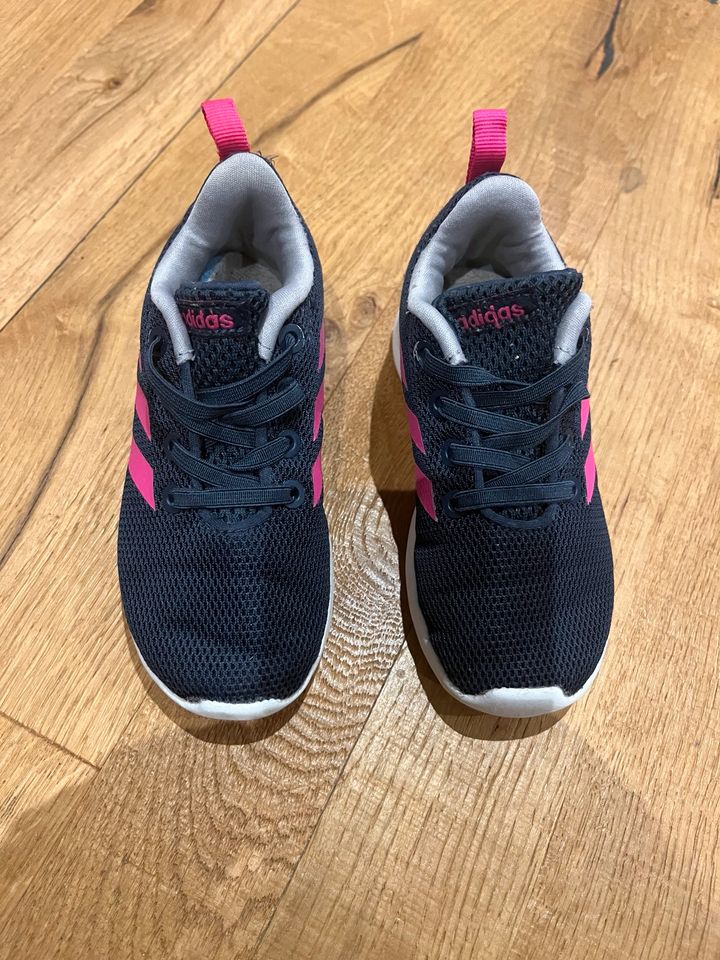 Adidas Sneaker Turnschuhe Größe 24 dunkelblau/ pink in Handorf