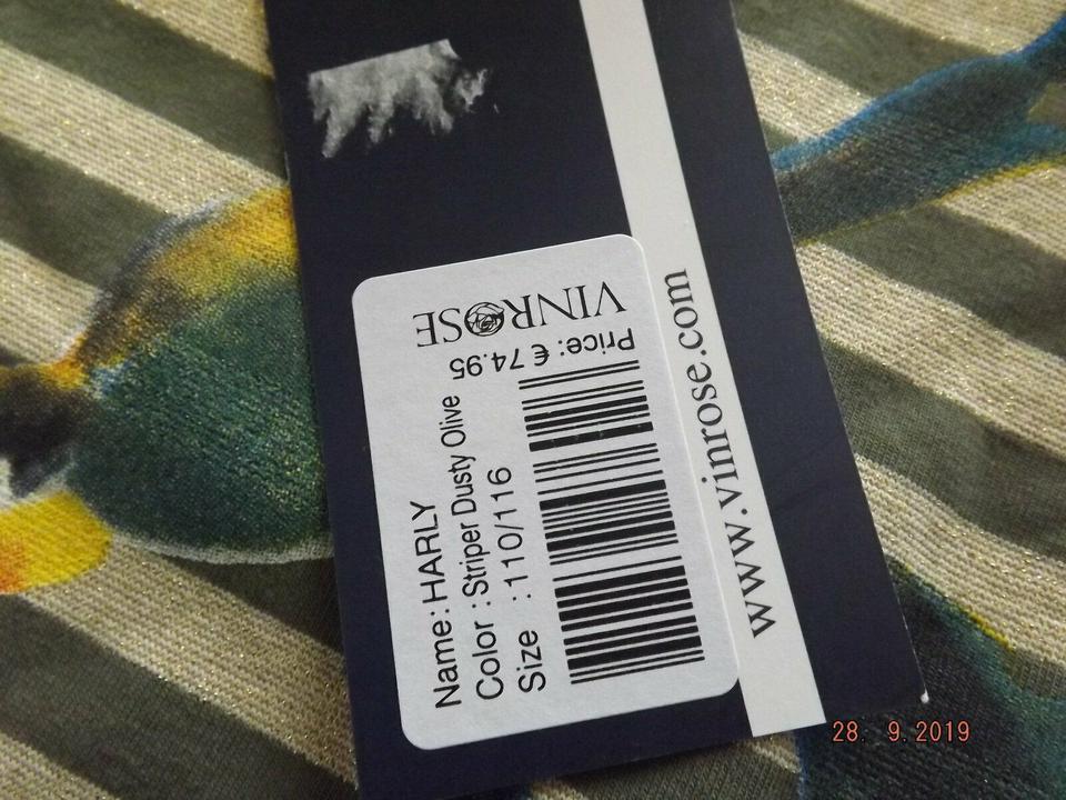 Langarmshirt Shirt Vinrose Glitzer Vogel Mädchen 110 116 NEU in Florstadt