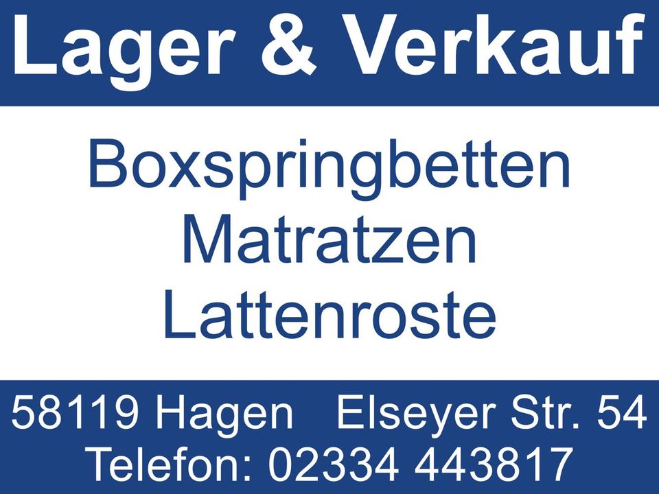 Boxspringbett  elektrisch 180x200 cm incl. Topper in Hagen