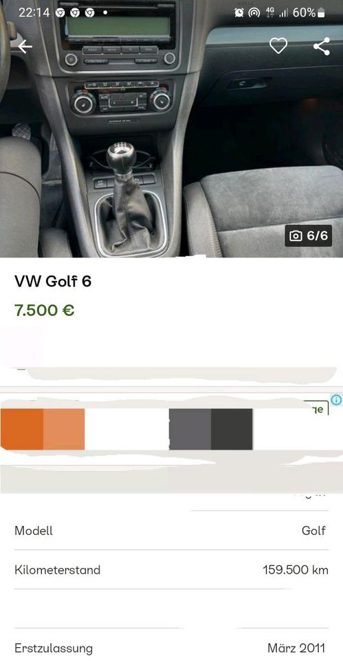 Ich verkaufe mein Radio, das im Golf 6 war in Essen