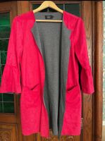 NEU - Only Blazer Longjacke Gr. M Wildleder Velours rot/pink/grau Berlin - Reinickendorf Vorschau