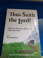 Buch "Thus Saith the Lord?" William M. Branham 1909-1965 (Sekte) Baden-Württemberg - Nufringen Vorschau