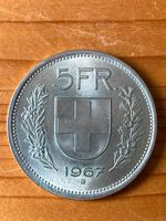 5 Schweizer Franken 1967, Silber, Alphirte Bayern - Lohr (Main) Vorschau