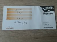 Gutschein von Schölli‘s Kletterladen Eichstätt Wert 25 Euro Bayern - Solnhofen Vorschau