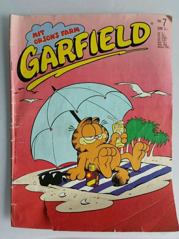 Garfield Heft Nr.7 aus 1987 in Ritterhude