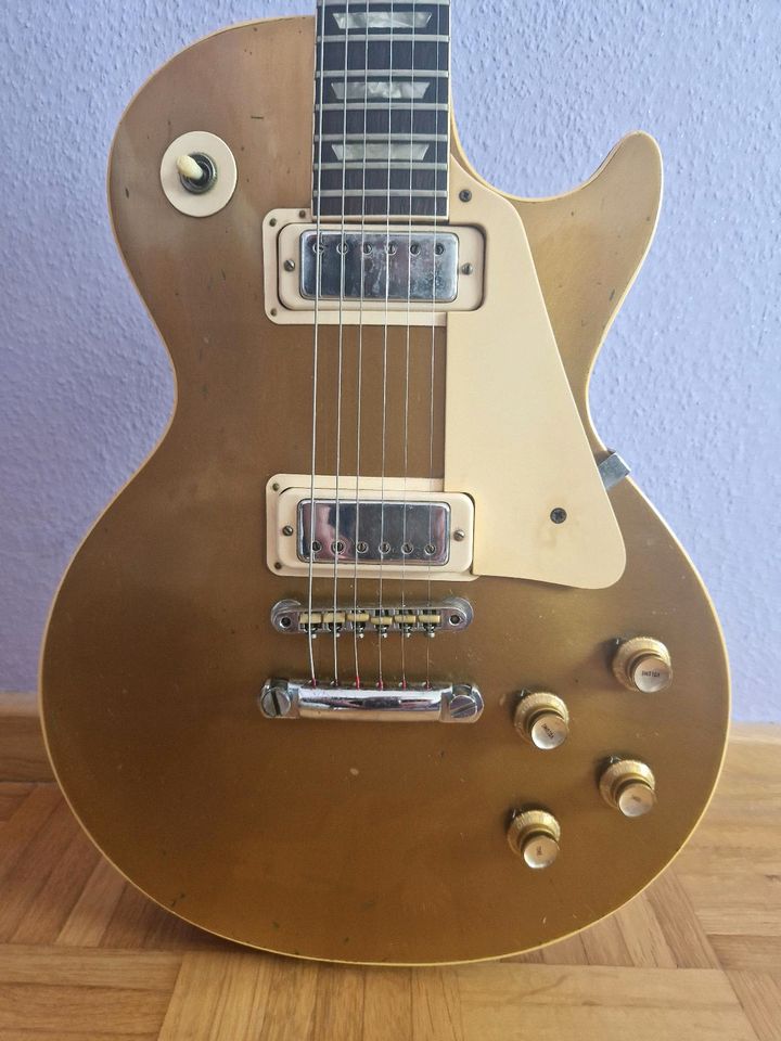 Original Gibson Les Paul Deluxe Goldtop 1971 Gitarre mit Gutachte in Saarbrücken