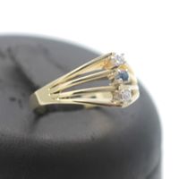 Diamant Saphir Ring 585 Gold 14 Kt Gelbgold Edelstein Innenstadt - Köln Altstadt Vorschau