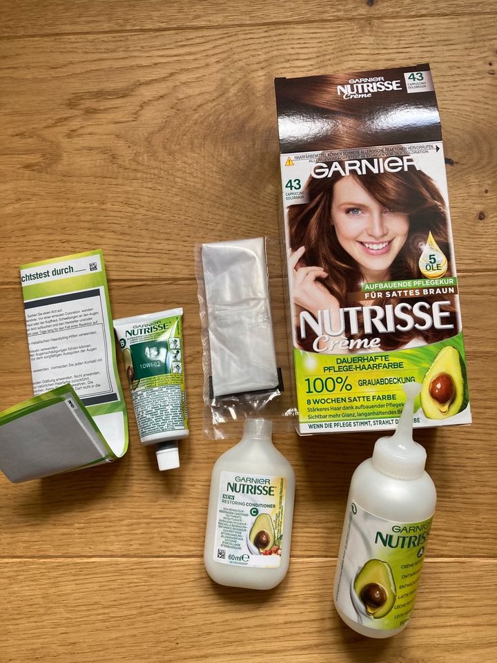 Garnier Haarfarbe braun Cappuccino goldbraun in Horgenzell