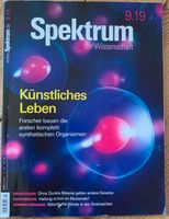 Spektrum der Wissenschaft Ausgabe 9.19 „Künstliches Leben“ Kiel - Schreventeich-Hasseldieksdamm Vorschau
