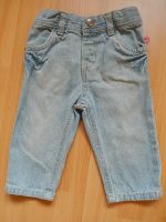 Baby-Jeans Gr. 68 blau mit Kontrastnähten - Nietenknopf Herz Rheinland-Pfalz - Lingenfeld Vorschau