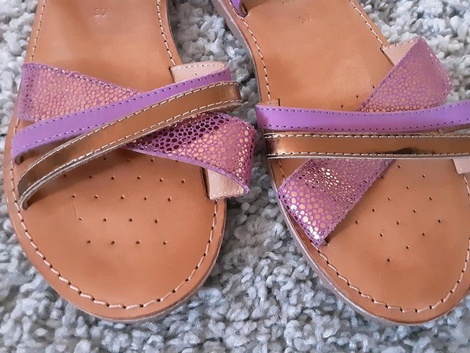 Mädchen Sandalen Schuhe Geox 37 Leder Sommer Urlaub neu in Heidesheim
