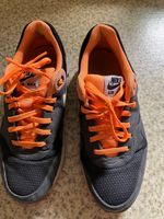 Nike Air Max Sneaker dunkelblau mit orange, Größe 38 West - Höchst Vorschau