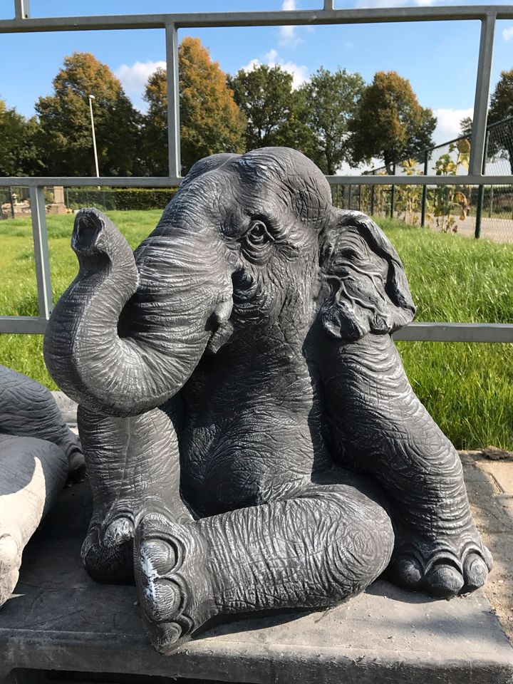 ‼️XL Elefant 125kg Elephant Elefanten Steinfigur Schrebergarten‼️ in Düsseldorf