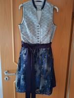 Wunderschönes Marjo Markendirndl in grau/blau hochgeschlossen Bayern - Saal Vorschau