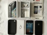 ** TOP iPhone 4S schwarz 16 GB OVP Etui Displayschutz ** Baden-Württemberg - Neuhausen ob Eck Vorschau