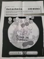 Gutschein 100 Euro UNSICHT-BAR Dinner in the Dark Brandenburg - Jüterbog Vorschau