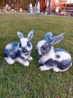 Osterdekoration Steinguss Tierfigur Hasen Kaninchen Gartendeko Kr. Altötting - Halsbach Vorschau