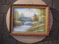 Gemälde Landschaftsbild mit Wasserfall Hessen - Langen (Hessen) Vorschau