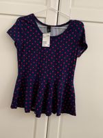 Neu H&M Bluse Größe M Rockabilly mit Punkten Nordrhein-Westfalen - Bad Berleburg Vorschau