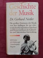 Geschichte der Musik +Notenbeispiele Register Dr.Gerhard Nestler Nordrhein-Westfalen - Leverkusen Vorschau