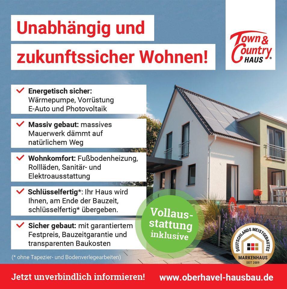 Ihr Traumhaus in Vehlefanz - 10 Baugrundstücke zu verkaufen! in Oberkrämer