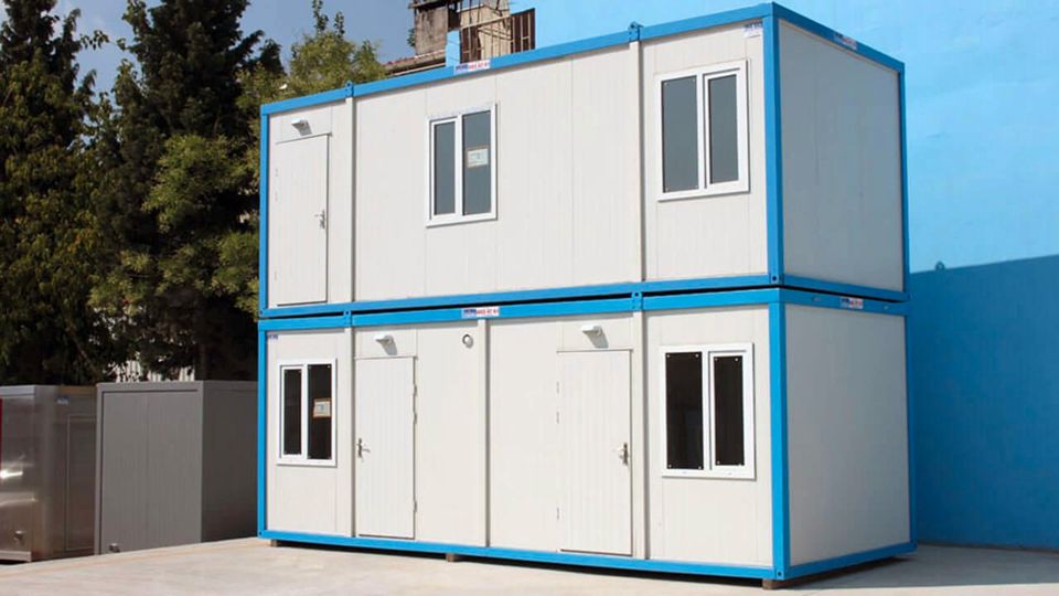 ☑️✅☑️ Bürocontainer  KOSTENLOSE LIEFERUNG SOFORT VERFÜGBAR , Baucontainer 6,0 x 2,4 Flüchtlings-Container, Empfangscontainer, Einraum, WC+ Dusche + Waschbecken in Leipzig