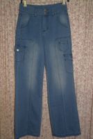 Jeans blau 1999 er Cargohose m.Taschen Gr. S 36 Vintage NEU Frankfurt am Main - Rödelheim Vorschau