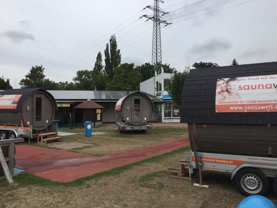 Mietsauna Fasssauna Saunafass Gartensauna Fass Sauna zum Mieten in Henstedt-Ulzburg