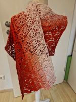 Stola Schal Halstuch Sommer Hochzeit Handmade Glitzerfaden rot Dresden - Weixdorf Vorschau