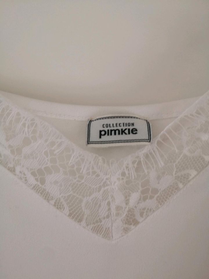 Pimkie Top mit Spitze weiß in Sexau