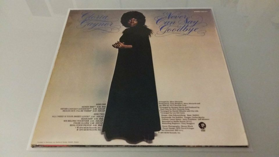 Gloria Gaynor Vinyl Album ‎– Never Can Say Goodbye – von 1975 in Köln