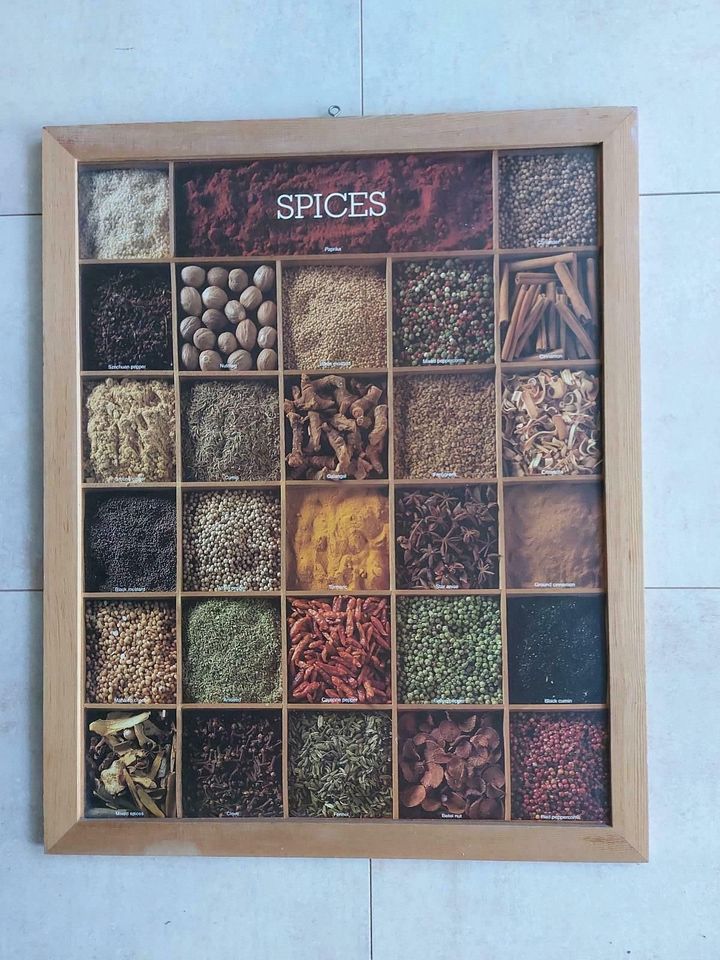 Deko: IKEA - Bild für die Küche, Gewürze, Spices in Taunusstein