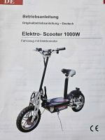 Viron Elektro scooter 1000 Watt mit rest Garantie Baden-Württemberg - Alfdorf Vorschau