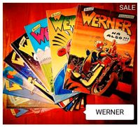 6x Werner Taschenbücher | Brösel |1x Hanni und Kutte Buch Berlin - Friedenau Vorschau