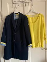 Cecil Gr.XL Blazer Jacke Mantel Tunika Shirt Gelb Blau Brandenburg - Senftenberg Vorschau
