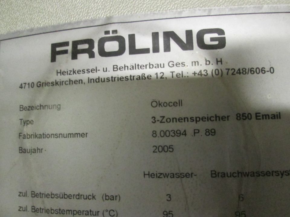 Komplette Fröling Pellets Heizung Kessel P2-25 Gebraucht in Wernberg-Köblitz